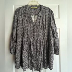 Rock Paper Flower Womens Tunic XL